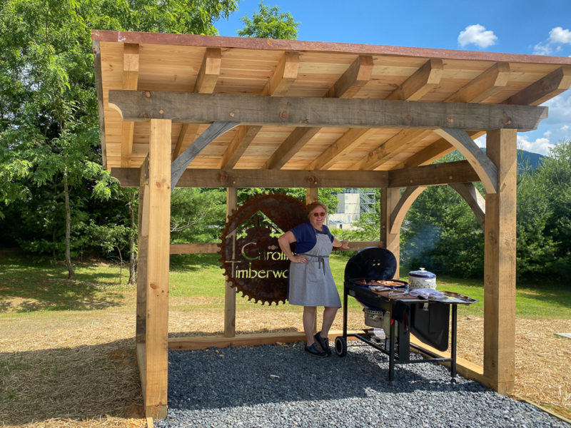 Timber Frame Shed Kits from Carolina Timberworks