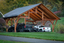 Timber Frame Carport | Carolina Timberworks